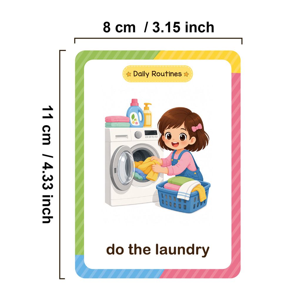 38 Words Daily Routines Learni - đánh giá và giá Kids Education Words