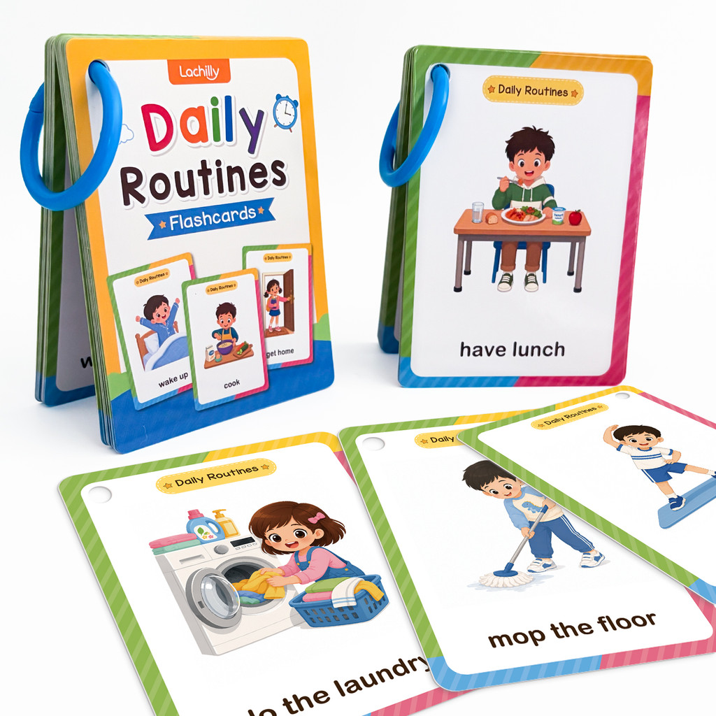 38 Words Daily Routines Learni - đánh giá và giá Kids Education Words