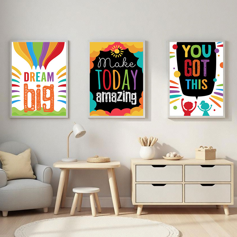 Colorful Cute Dream Big Quotes - đánh giá và giá Inspirational Kids Education Quotes