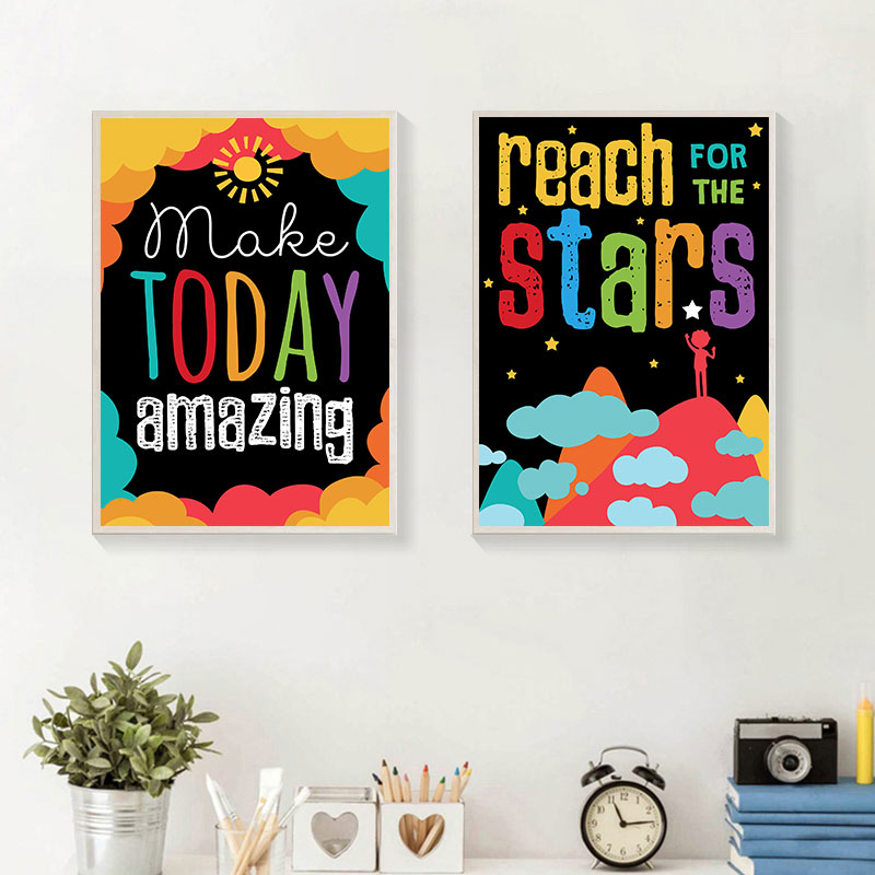 Colorful Cute Dream Big Quotes - đánh giá và giá Inspirational Kids Education Quotes