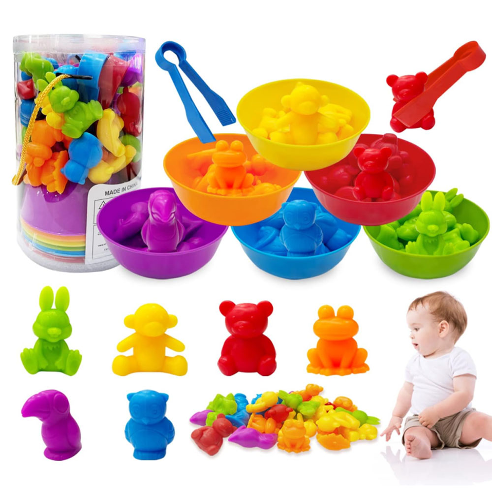 Counting & Sorting Animal Toys - đánh giá và giá Montessori Shelf Toy
