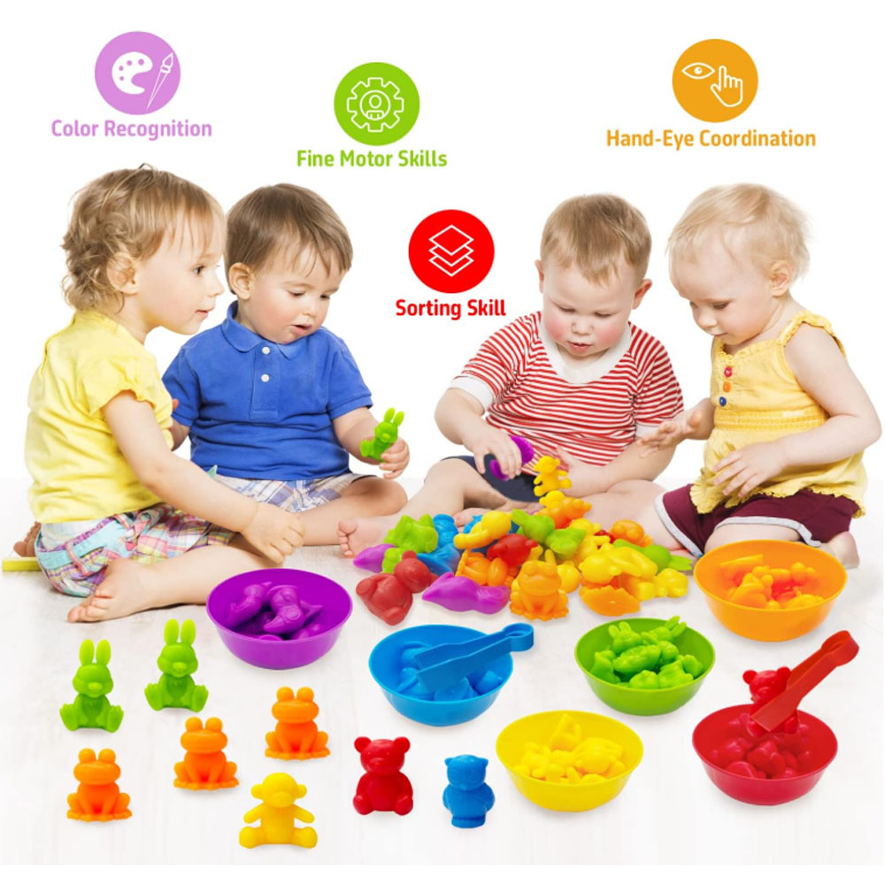 Counting & Sorting Animal Toys - đánh giá và giá Montessori Shelf Toy