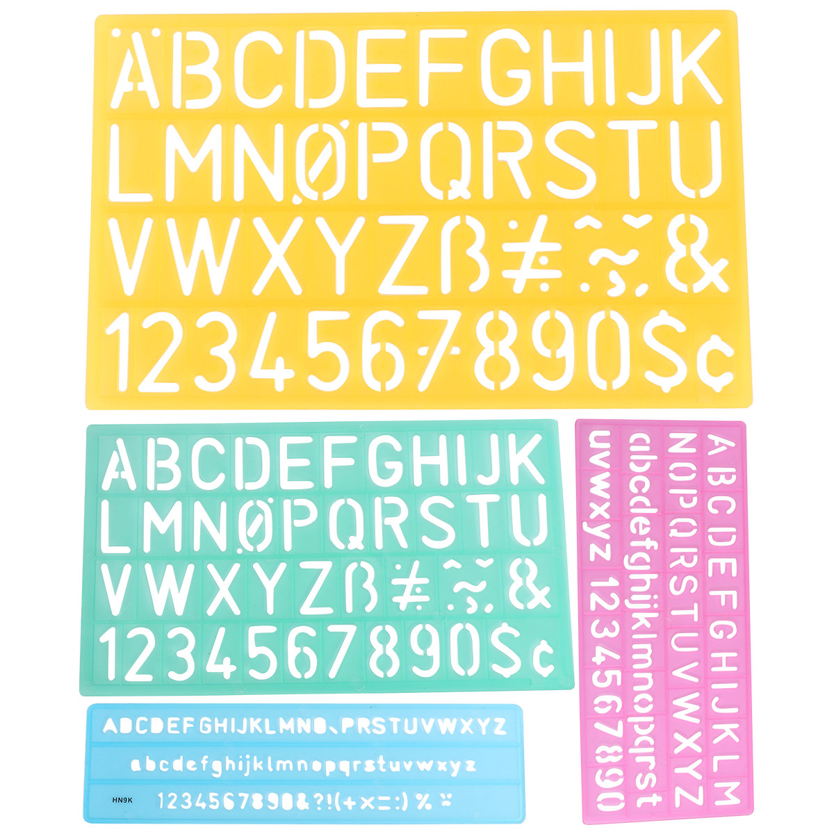 4Pcs Colorful Alphabet Graffit - đánh giá và giá Kids Education Template