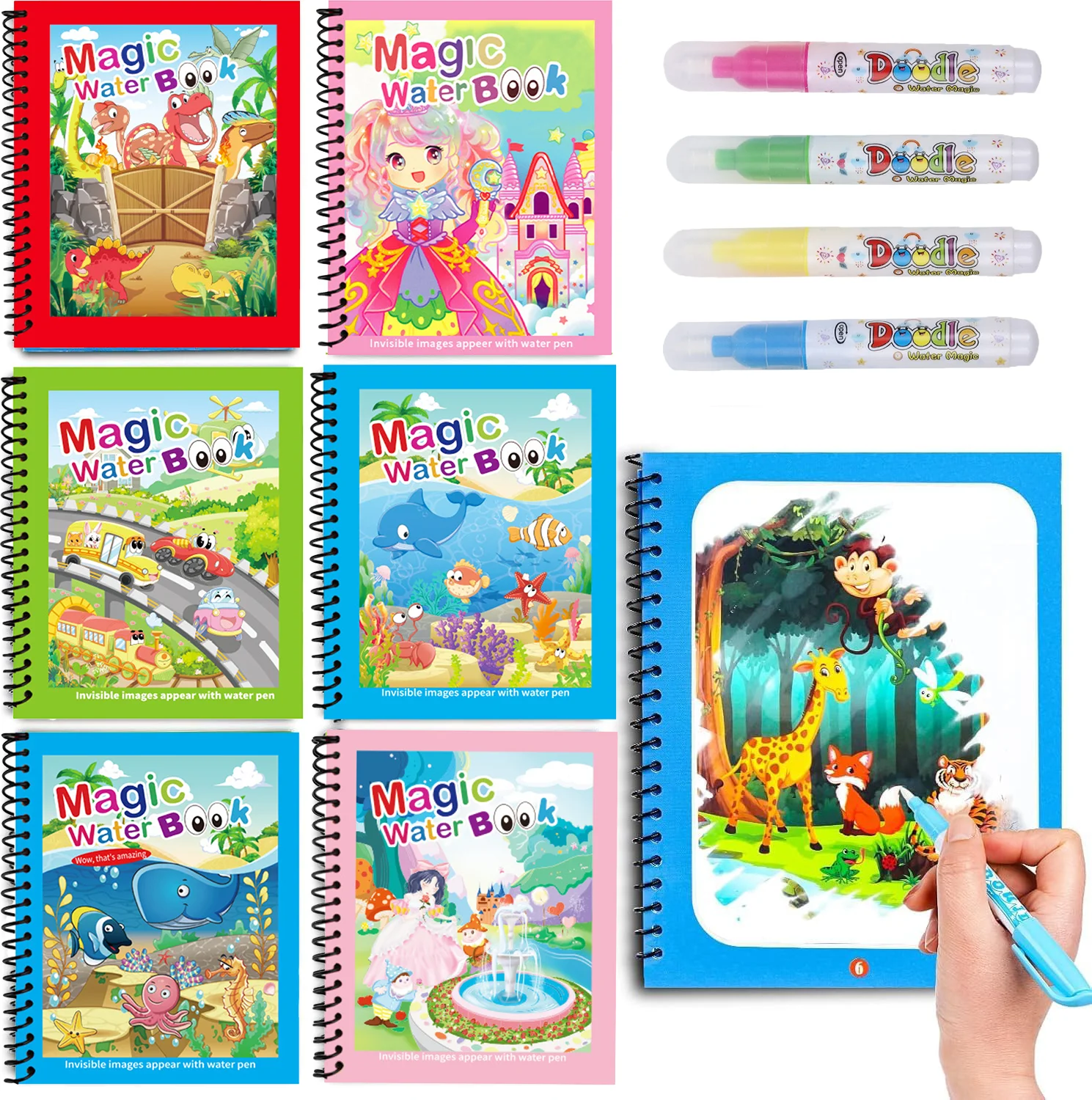 Magic Water Drawing Book For C - đánh giá và giá Kids Education Laptop