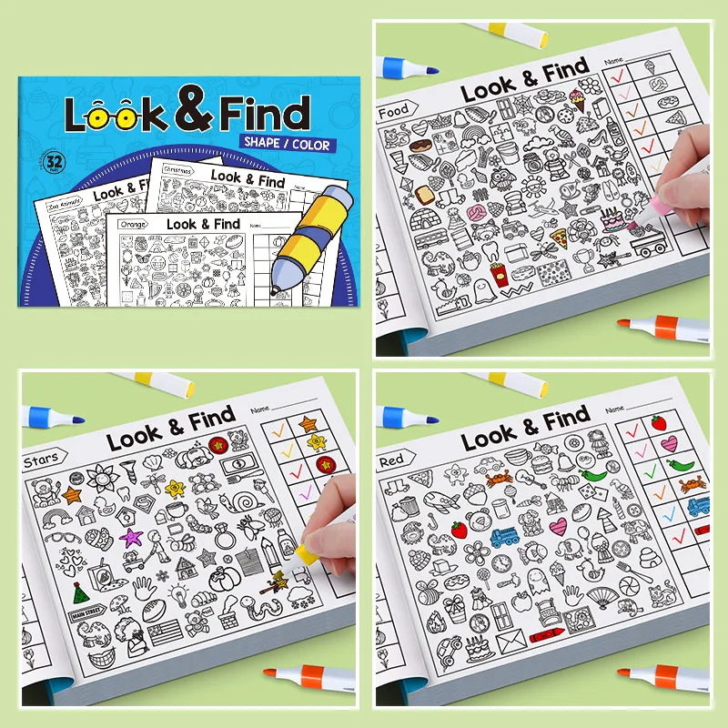 Children's Search Activity Boo - đánh giá và giá Kids Early Education Books