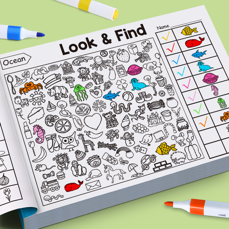 Children's Search Activity Boo - đánh giá và giá Kids Early Education Books