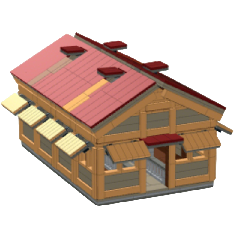 1115pcs MOC Pig Pen Town Plan  - đánh giá và giá Kids Education Plan