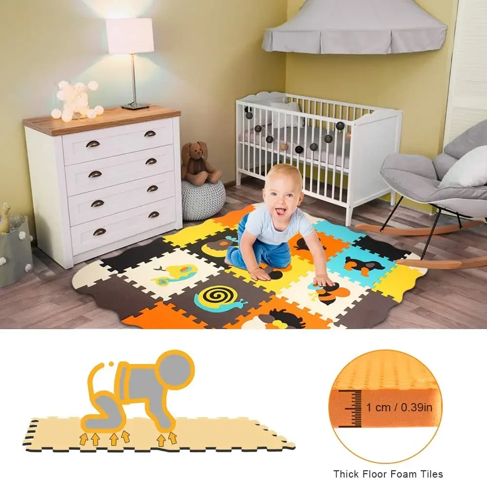 Animal Pattern Baby Play Mat P - đánh giá và giá Kids Yoga Education