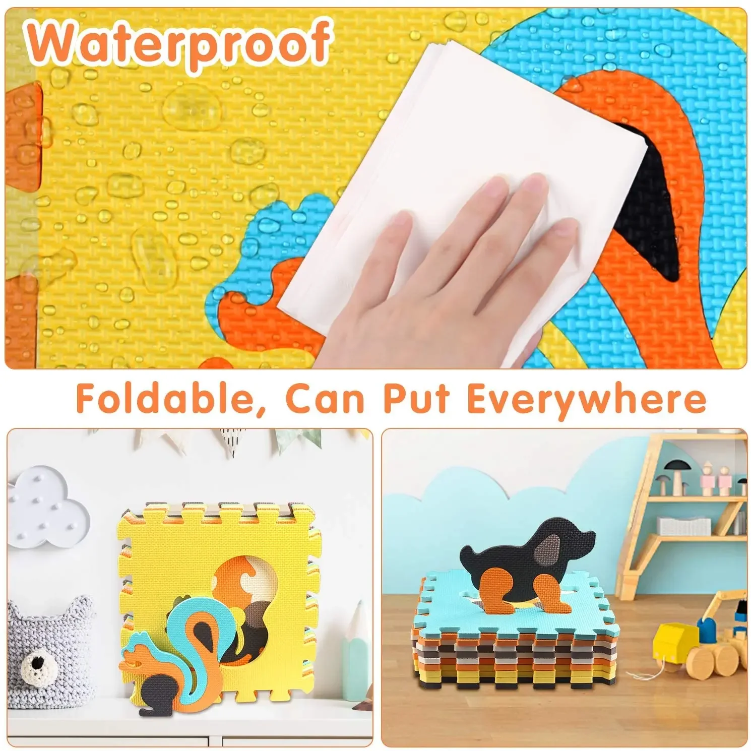 Animal Pattern Baby Play Mat P - đánh giá và giá Kids Yoga Education