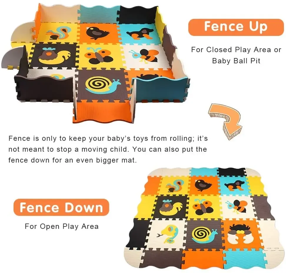 Animal Pattern Baby Play Mat P - đánh giá và giá Kids Yoga Education