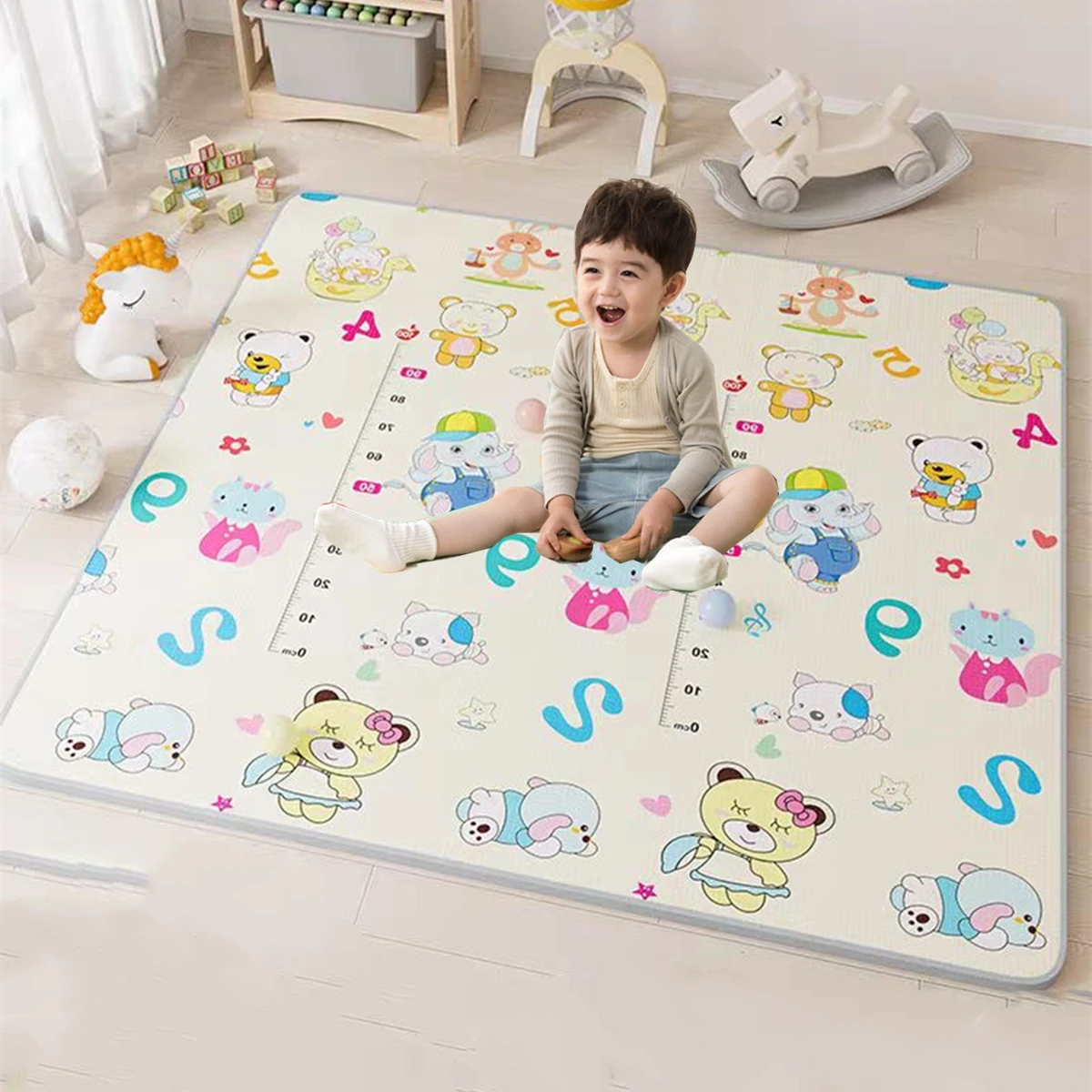 Baby Play Mat Waterproof Soft  - đánh giá và giá Kids Yoga Education