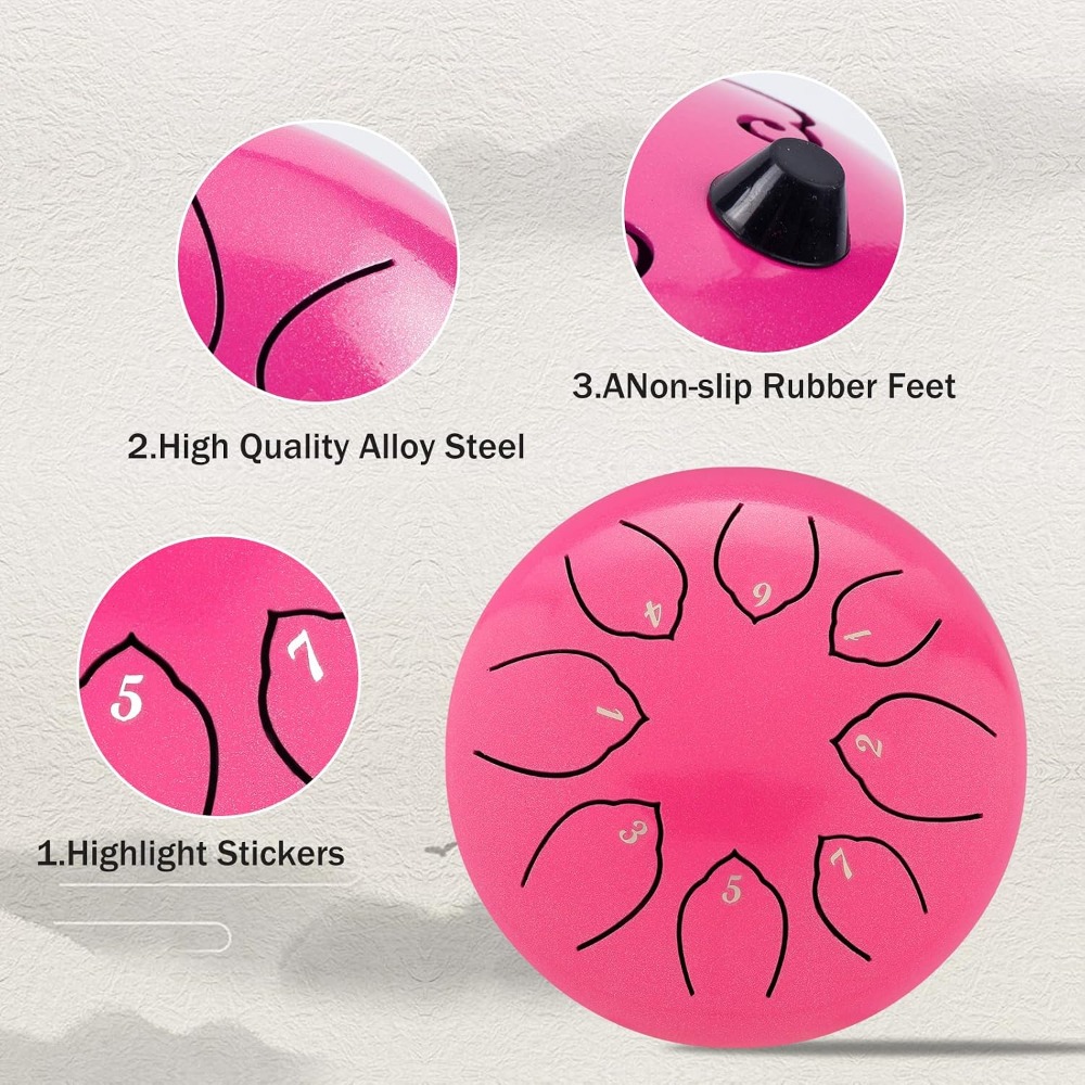 6 Inch 8 Notes Steel Tongue Dr - đánh giá và giá Kids Yoga Education