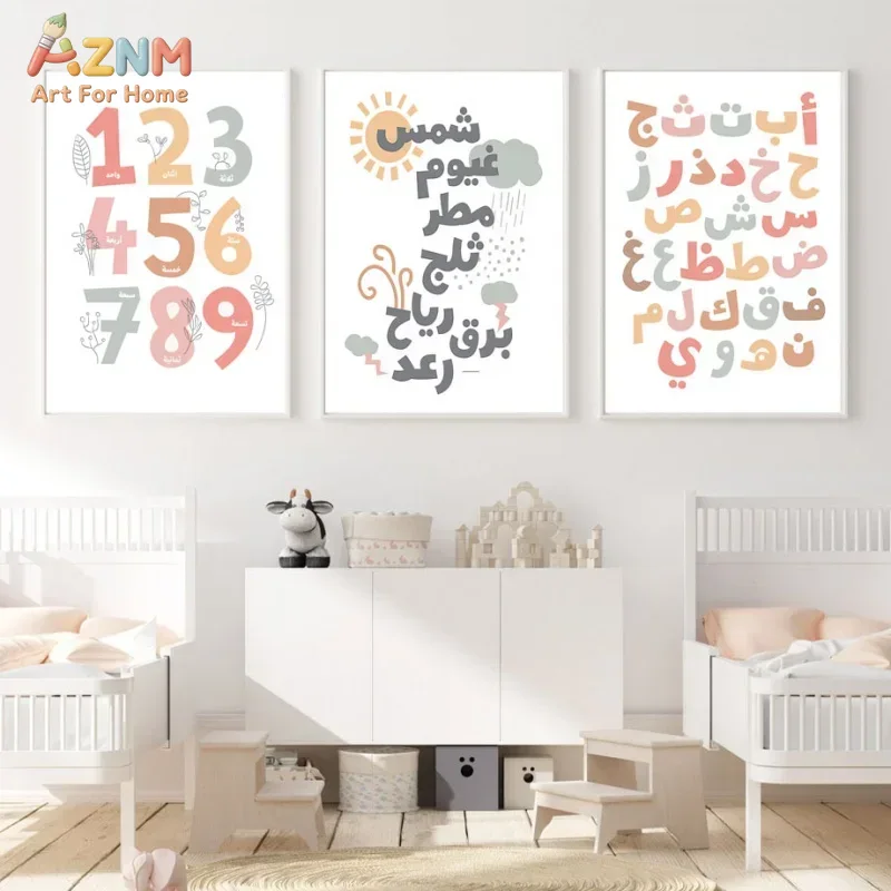 Arabic Wall Art English Alphan - đánh giá và giá English Kids Education