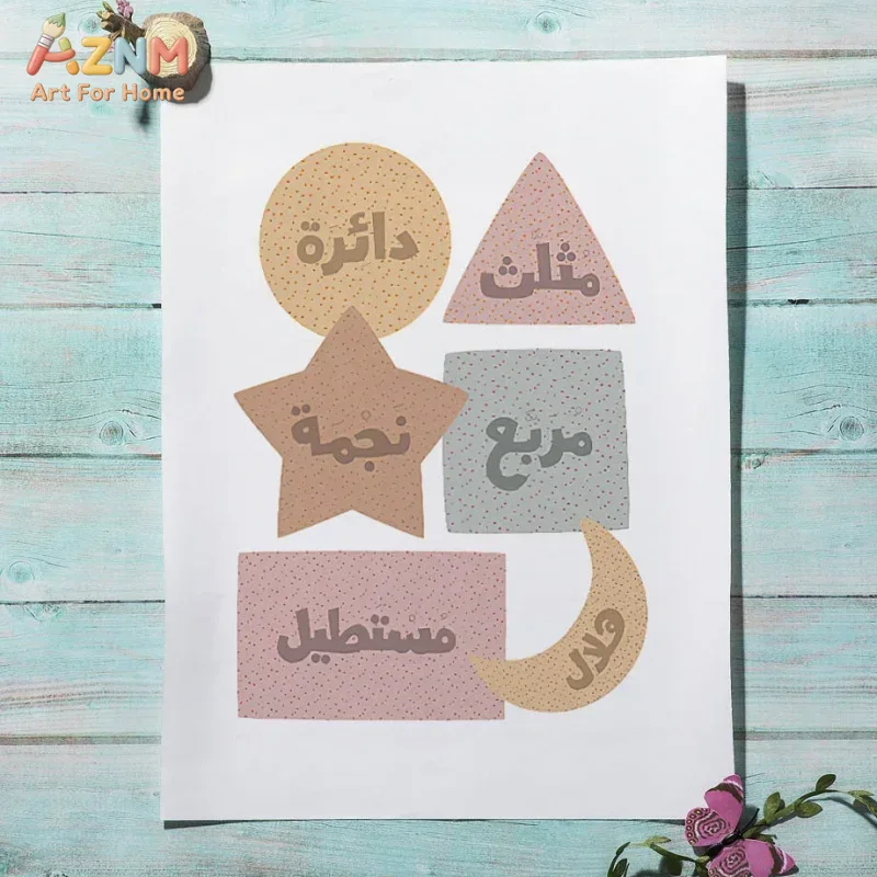 Arabic Wall Art English Alphan - đánh giá và giá English Kids Education