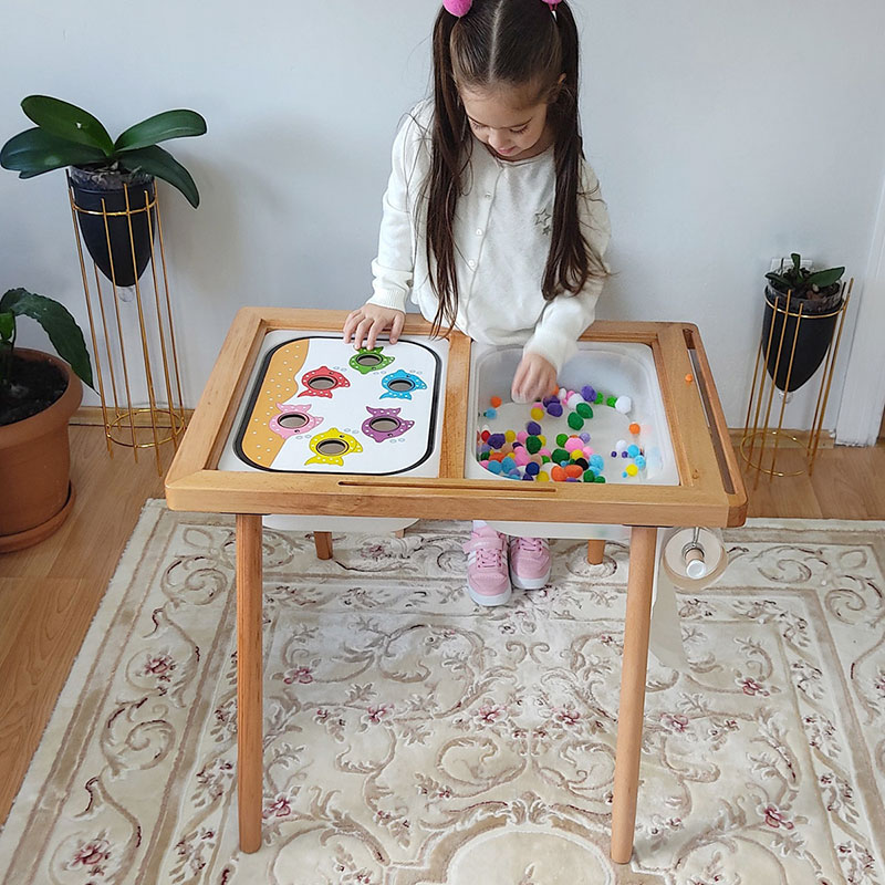 Children Montessori Games Fine - đánh giá và giá Montessori Shelf Toy